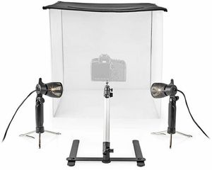 NEDIS LED Photo Studio Kit 60 x 60 cm 6500K Foldable - (SKT012WT)