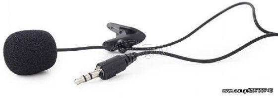 GEMBIRD CLIP-ON 3.5MM MICROPHONE BLACK - (MIC-C-01)