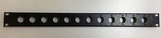 IHI 0042-RACK PANEL PUNCHED FOR 12 XLR OLD TYPE 1U - iHi