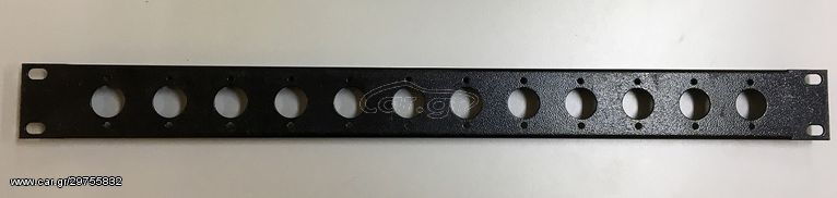 IHI 0042-RACK PANEL PUNCHED FOR 12 XLR OLD TYPE 1U - iHi