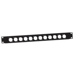Adam Hall 872213 - RACK PANEL for 12 XLRs 1U - Adam Hall