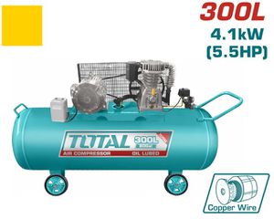 Αεροσυμπιεστής με ιμάντα TOTAL 300Lit ( TC1553002 )
