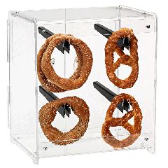 Βιτρίνα κουλουριών θεσσαλονίκης Plexiglass 4 θέσεων με πόρτες