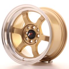 JR Wheels JR12 15x8,5 ET13 4x100/114 Gold w/Machined Lip