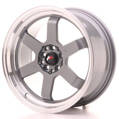 JR Wheels JR12 17x8 ET33 5x100/114 Gun Metal w/Machined Lip