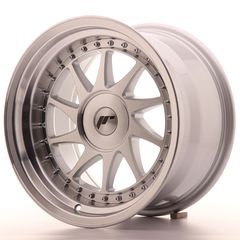 JR Wheels JR26 16x9 ET0-25 BLANK Silver Machined Face