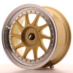 JR Wheels JR26 18x8,5 ET20-40 BLANK Gold w/Machined Lip