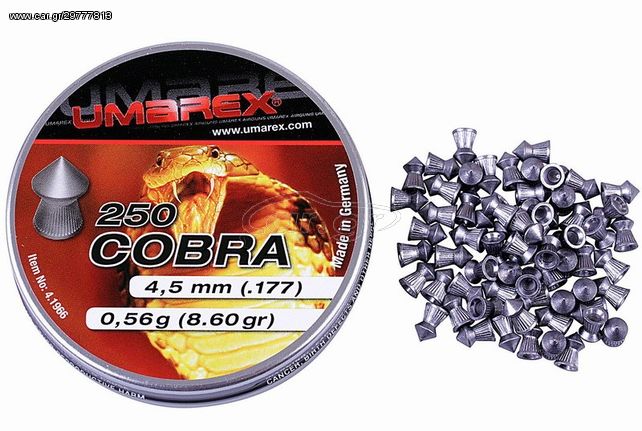 UMAREX COBRA Pointed Pellets Mυτερά 4.5mm