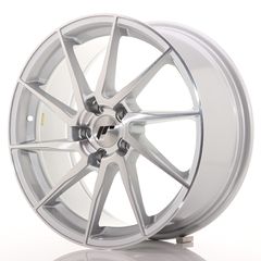 JR Wheels JR36 18x8 ET45 5x112 Silver Brushed Face