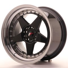 JR Wheels JR6 18x10,5 ET25 5x114,3/120 Gloss Black w/Machined