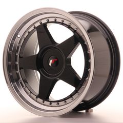 JR Wheels JR6 18x9,5 ET20-40 BLANK Gloss Black w/Machined