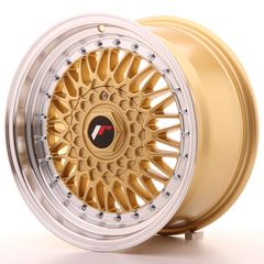 JR Wheels JR9 16x8 ET25 4x100/108 Gold w/Machined Lip