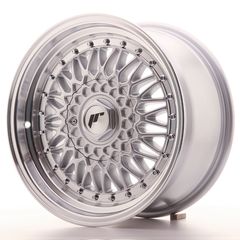 JR Wheels JR9 16x8 ET25 4x100/108 Silver w/Machined Lip+Silver Rivets