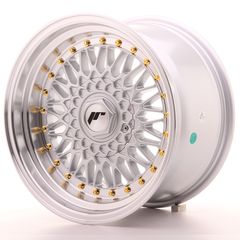 JR Wheels JR9 16x9 ET20 BLANK Silver w/Machined Lip