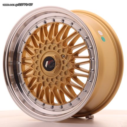 JR Wheels JR9 17x7,5 ET35 4x100/108 Gold w/Machined Lip