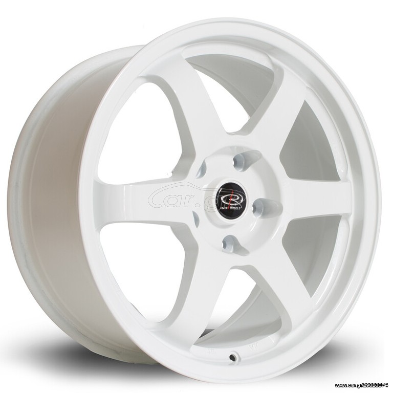 Ζάντες Grid  !!! - Light weight Racing Πανάλαφρες!  -   17x8.5 "5x114.3 ET30, White      Τιμή Σετ !!!!!!!
