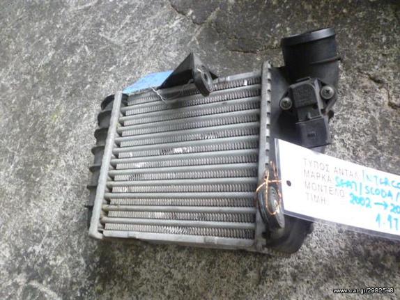 ΨΥΓΕΙΟ INTERCOOLER VW POLO 9N / SEAT IBIZA - CORDOBA / SKODA FABIA 1.9 TDI, MOD 2002-2008