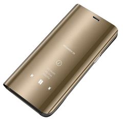 Θήκη Book Clear View για Huawei P40 Lite - χρυσό