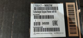 Καινουργια γνησια GT17V Garrett 03L253016T 775517 1.6tdi 105HP AUDI SKODA SEAT  VW με κινητηρα CAYA CAYB CAYC-thumb-1