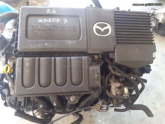 ΚΙΝΗΤΗΡΑΣ MAZDA 3 1600cc 105PS ΚΩΔ.ΚΙΝ.Ζ6 ΜΟΝΤΕΛΟ 2003-2013