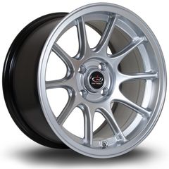 Rota Strike !!! Ζάντες - Light weight Racing Πανάλαφρες!  -     15x8 "4x100 ET20, Silver Gray Hyper Silver  Τιμή Σετ !!!!!!!