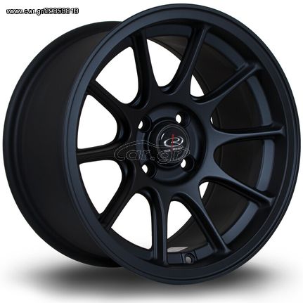 Rota Strike !!! Ζάντες - Light weight Racing Πανάλαφρες!  -     15x8 "4x100 ET20, Matt Black      Τιμή Σετ !!!!!!!