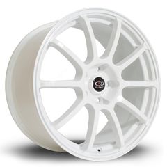Rota Force !!!! - Ζάντες Light weight Racing Πανάλαφρες!  -     18x9 "4x108 ET20, White    Τιμή Σετ !!!!!!!