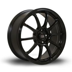 Rota Force !!!! - Ζάντες Light weight Racing Πανάλαφρες!  -     17x7.5 "5x114.3 ET45, Black / Glossy    Τιμή Σετ !!!!!!!