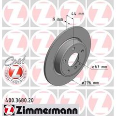 MERCEDES W176-W246 ΔΙΣΚΟΠΛΑΚΕΣ ΠΙΣΩ(ΑΝΑ ΚΟΜΜΑΤΙ) 276Χ9 ZIMMERMAN - Κωδικός: 368020 