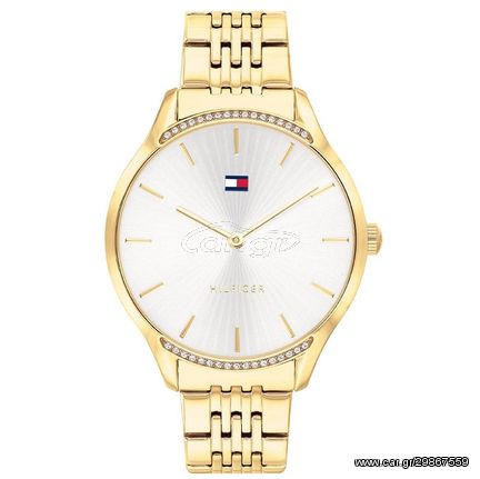 Ρολόι γυναικείο Tommy Hilfiger Gray 1782211 με μπρασελέ και ασημί καντράν