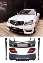 BODY KIT MERCEDES C-Class W204 C204 Facelift C 63 AMG Design (2007-2015) with LED Taillights
