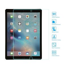 Apple iPad Pro 12.9 inch Screen Protector Tempered Glass HD Premium ShockProof 0.33mm 9H(OEM)