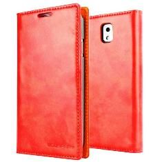 Θήκη Δερμάτινη Flip Diary Goospery Samsung N9005 Galaxy Note 3 Πορτοκαλί