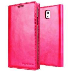Θήκη Δερμάτινη Flip Diary Goospery Samsung N9005 Galaxy Note 3 Φούξια