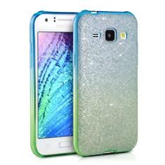 Samsung Galaxy J5 2016 (J510F) – Θήκη TPU Σιλικόνης brillantini glitter color Blue & Green (ΟΕΜ)