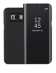 XCase Smart Cover Mirror Clear View Standing Cover - Black (Samsung  S8 )