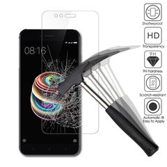 Xiaomi Mi A1 / Mi 5X 5.5"-Tempered Glass Protective Screen Cover [Shock-Proof] [Anti-Scratch] [ Anti-Shatter]  9H 0.33M 2.5D