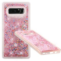 Samsung Galaxy Note 8 Glitter Case Stars Liquid Rose (oem)
