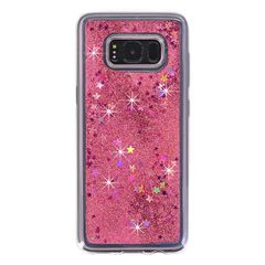 Samsung Galaxy S8 Plus - Glitter Case Stars Liquid Pink (oem)