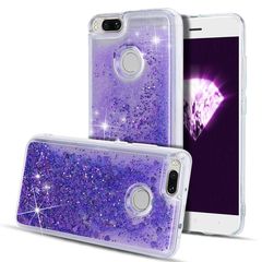 Xiaomi Mi A1 / Mi 5X- - Glitter Case Stars Liquid Purple (oem)
