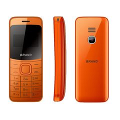 M8110 Mini Bluetooh Κινητό τηλέφωνο Dual sim με Micro SD Card Slot & Camera 0.3MP - Πορτοκαλί