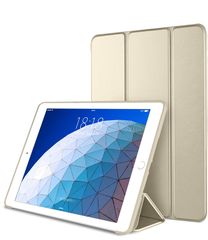 Apple iPad Air 3rd 2019 10.5" - Ultra Thin Lightweight Stand Cover Gold με πίσω κάλυμμα Διάφανο (oem)