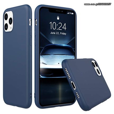 Apple iPhone 11 Pro 5.8 Inch (2019) - Liquid Silicone Mobile Phone Case Navy Blue (oem)