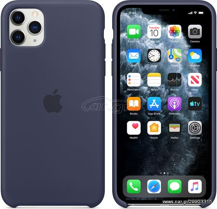 Original Apple Silicone Case Midnight Blue (iPhone 11 Pro Max) MWYW2ZM/A
