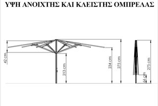 Επαγγελματική ομπρέλα 3m x 3m-thumb-2