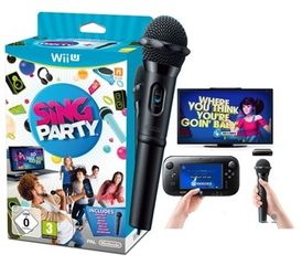 Wii U Game - Sing Party with Nintendo Wired Microphone