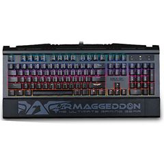Μηχανικό Gaming Πληκτρολόγιο Armaggeddon MKA-9C Psychraptor with 6 colours backlight-Brown(MKA9CBR)