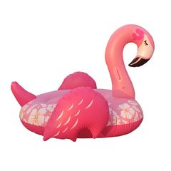 Φουσκωτό Στρώμα Θαλάσσης-Πισίνας Pink Flamingo 150cm Με Σχέδια - Huge Size (19539)