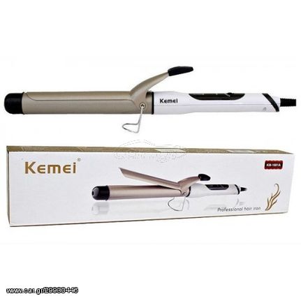 Kemei KM-1001A Ψαλίδι για Μπούκλες με Κεραμικές Πλάκες
