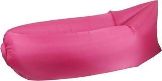 Lazy Bag Inflatable Air Sofa 650gr Φουσκωτό Στρώμα & Κάθισμα Ξαπλώστρα  Ροζ (G2492)